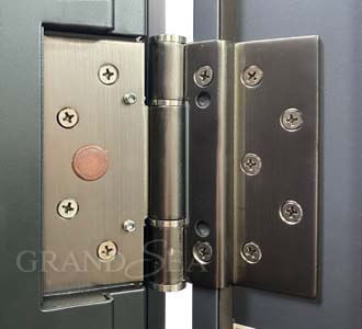 precision steel security door