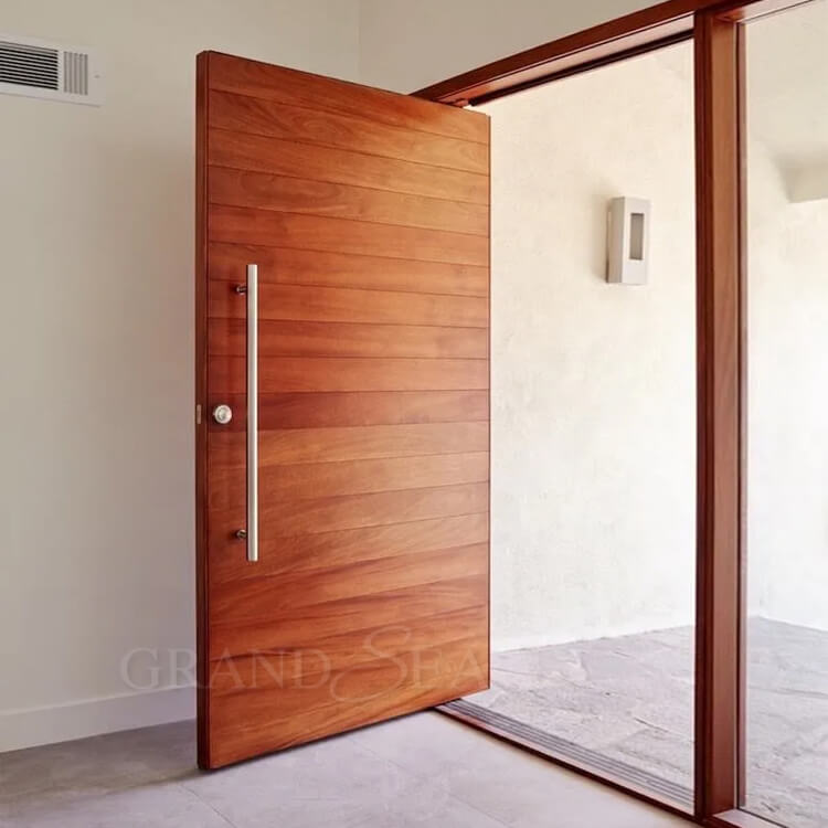 wood pivot doors