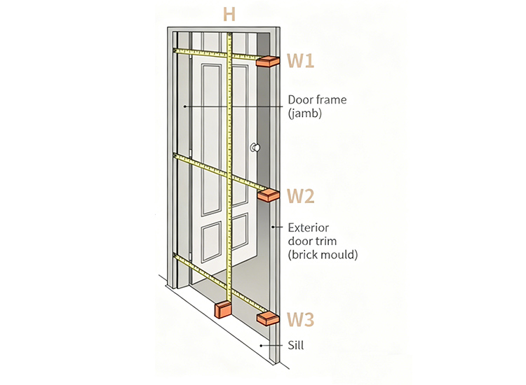 modern pivot entry door