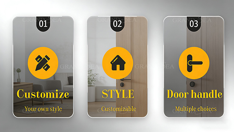 Custom pivot style door