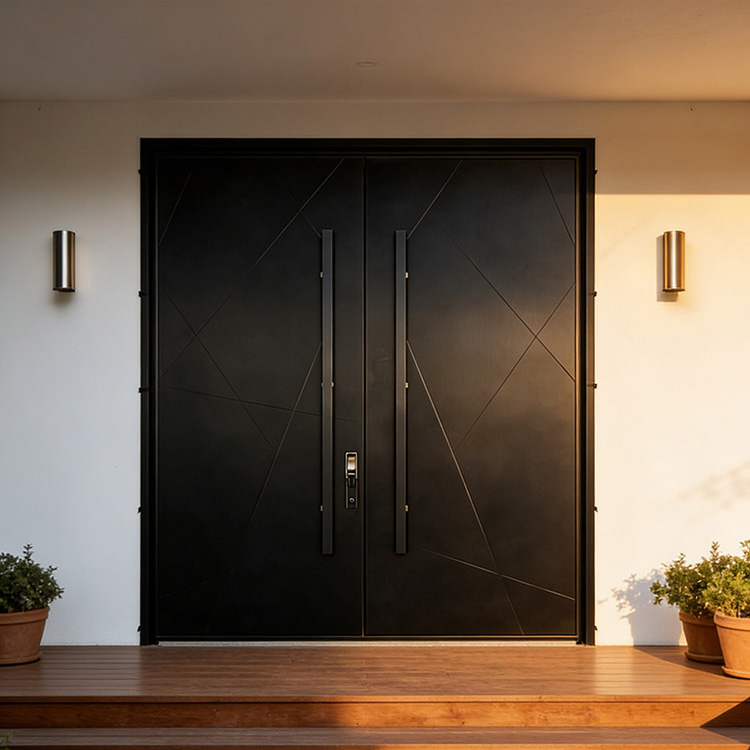double pivot doors interior
