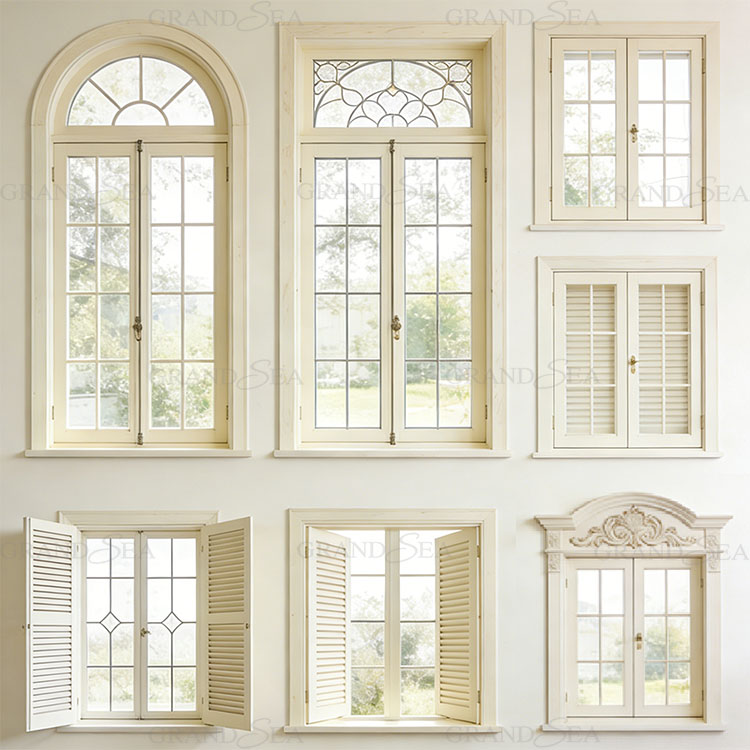 Black Frame Arched Window