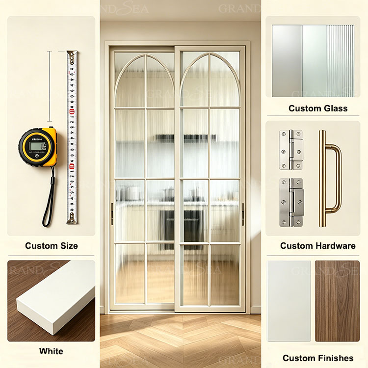 Kitchen sliding partition door
