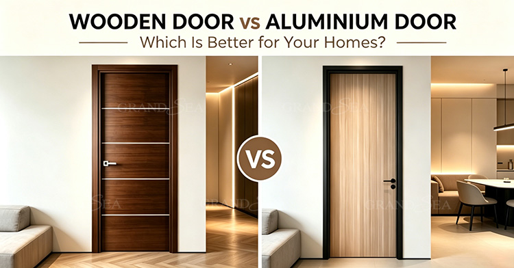 Aluminum-wood doors vs solid wood doors