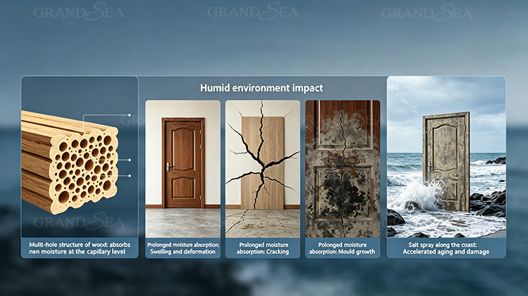 Solid wood bedroom doors