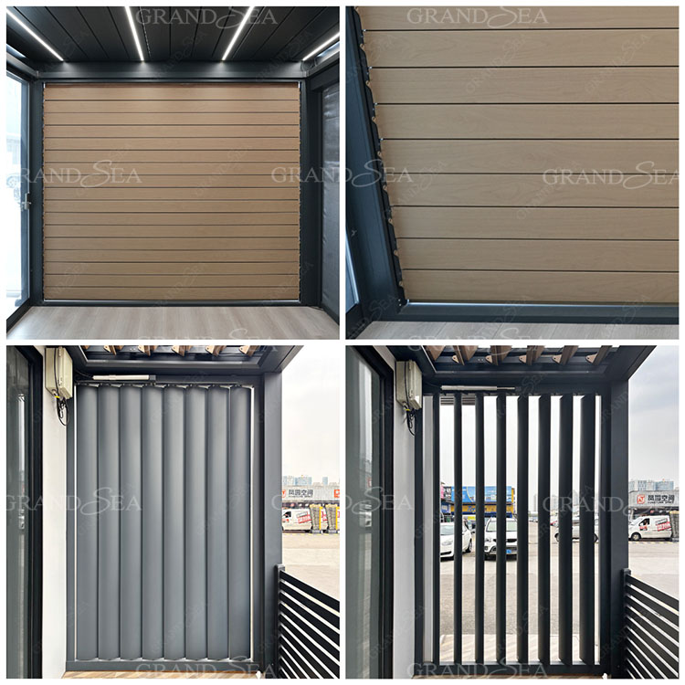 Waterproof rustproof aluminium louver