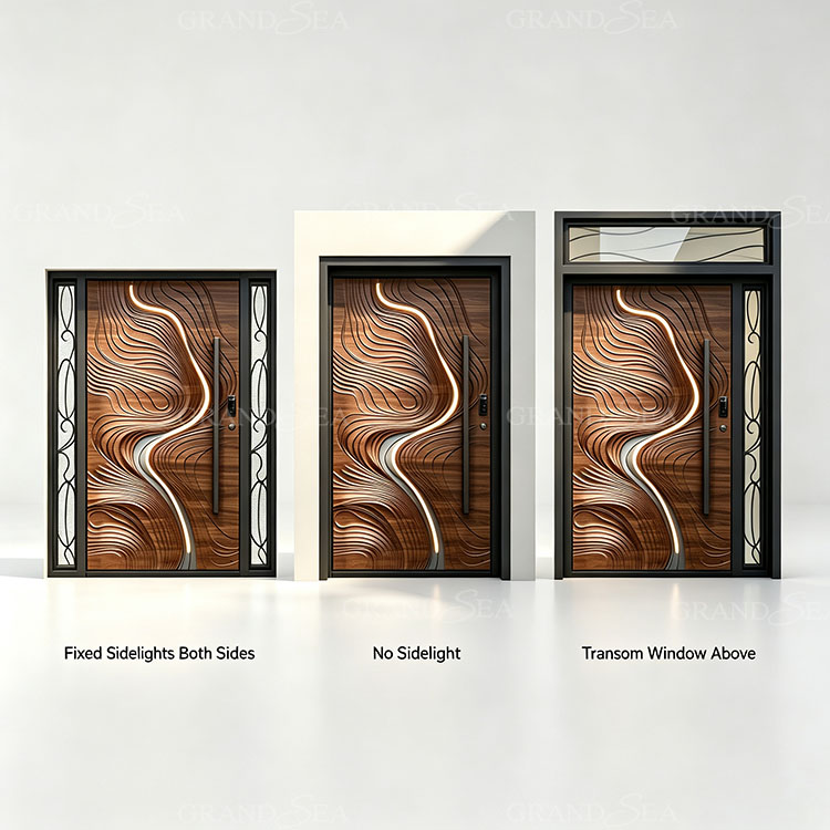 single modern main door design