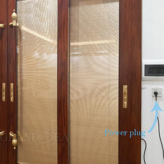 large aluminum glass sliding door