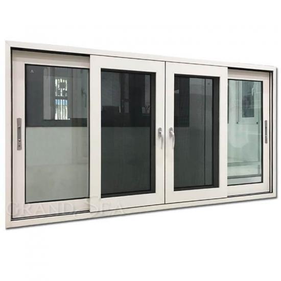 aluminum 4 panel sliding windows