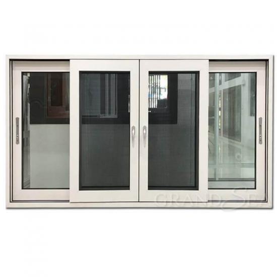 janelas deslizantes de 4 painéis de alumínio