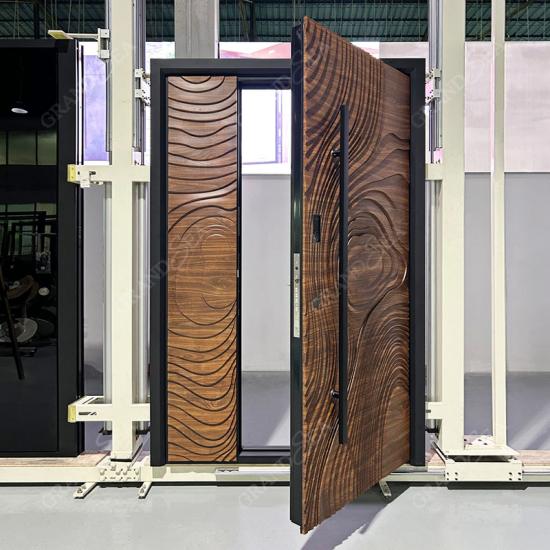 solid timber pivot door