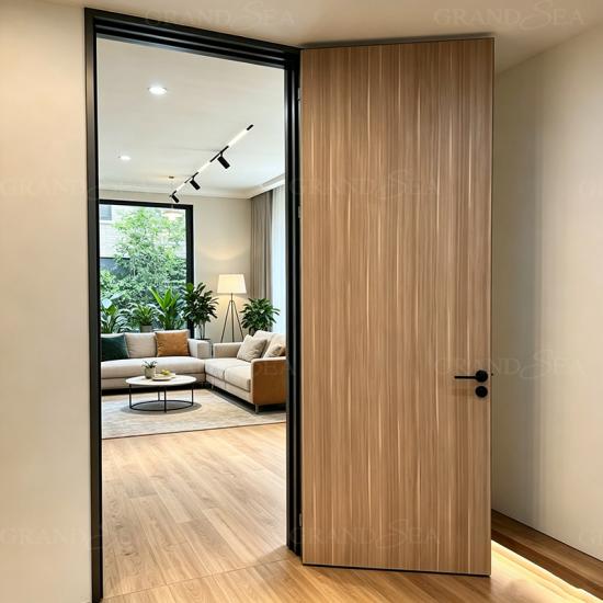 minimalist flush door for home