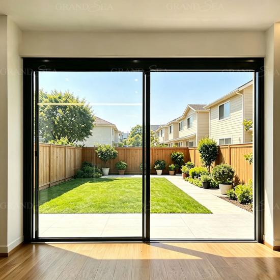 aluminium smart sliding glass door