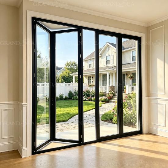 aluminum bi fold patio door