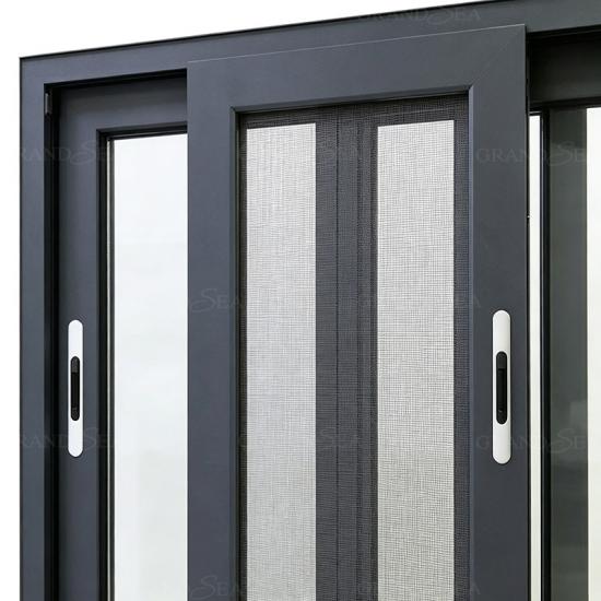 triple track aluminum sliding window