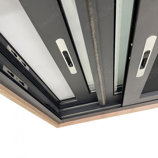 triple track aluminum sliding window