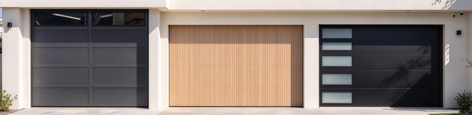 Aluminum garage door